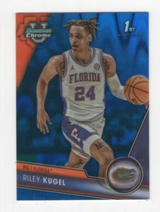 2023-24 BOWMAN UNIVERSITY CHROME BLUE WAVE REFRACTOR 116/199 RILEY KUGEL FLORIDA - Picture 1 of 2