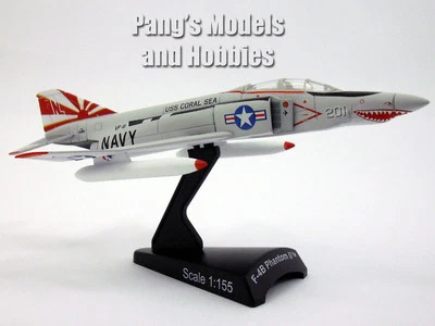 F-4 (F-4B) Phantom II - Sundowners - USS Coral Sea -1/155 Scale Diecast Model - Image 1 of 4