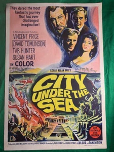 MOVIE POSTER ONE SHEET - AUSTRALIAN - CITY UNDER THE SEA - 1967 - Picture 1 of 1