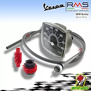 KIT COMPLETO CONTACHILOMETRI CONTAKM + CAVO E INGRANAGGI PER VESPA 50 SPECIAL - Foto 1 di 1