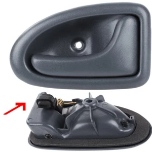 MANIGLIA INTERNA DESTRA GRIGIO - ASTA PER RENAULT CLIO MK2 TRAFIC MEGANE SCENIC - Foto 1 di 3