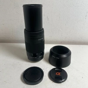 Sony 75-300mm f/4.5-5.6 Compact Super Telephoto Zoom Lens for Digital SLR Camera - Picture 1 of 13