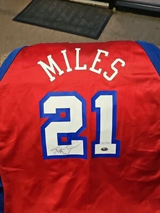 Darius Miles Signed Autographed Los Angeles Clippers Jersey COA Fleer Authentic - Picture 1 of 6