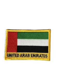 🇦🇪 United Arab Emirates Embroidered Flag patch-Iron on orSew - Bild 1 von 3