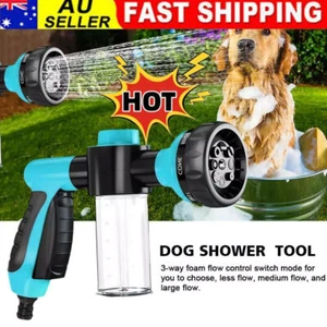 Portable Dog Jet Spray-Gun WithS oap-Dispenser- Pup NICE injectio Jet AU - Picture 1 of 11