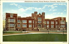 Kansas Wesleyan University ~ Salina KS Administration Building~mailed 1941