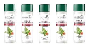 Biotique Bio Basil Sandalwood Refreshing 150g Body Powder PACK OF 5 - Picture 1 of 11