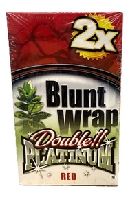 Double Platinum Blunt Wraps Red Box enthält 25 Packungen a 2 Stück - Picture 1 of 1