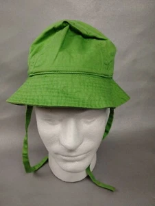 Hanna Andersson Bucket Sun Hat Chin Strap Green Outdoor Size Small 3-4 Year - Picture 1 of 10