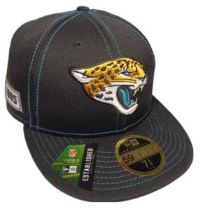 New Era 59Fifty Jacksonville Jaguars Hat Cap Mens Fitted Size 7-3/8 Low Profile - Picture 1 of 11
