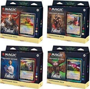 Magic: The Gathering Fallout Commander Deck Bundle – 4 DECK (MARCH SHIP)