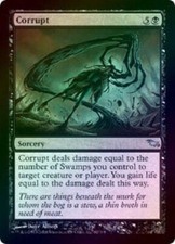 Corrupt - Foil uncommon  shadowmoor Magic The Gathering