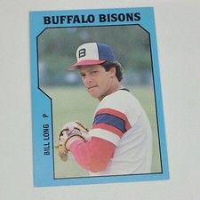 1985 Buffalo Bisons TCMA Minor League #21 BILL LONG