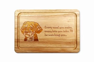 Schnoodle | Tabla de cortar | Caniche | Schnauzer | Regalo | Raza - Imagen 1 de 10