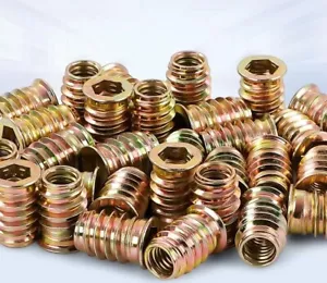 (20) 3/8-16 Threaded Inserts for Wood Nutsert Furniture Screw-in Nut 20mm Length - Picture 1 of 8