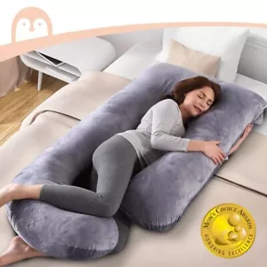 Oversize Pregnancy Pillow Full Body Support for Back/Leg/Belly of Pregnant Women - Picture 1 of 10