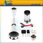 Super Loud 150Db Single Trumpet Air Horn Compressor  Kit For Car Lorry Boat