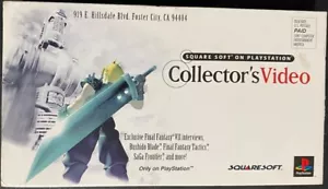 PS1 Playstation Final Fantasy VII 7 VHS Promo SquareSoft SONY 1997 Correo RARO - Imagen 1 de 3