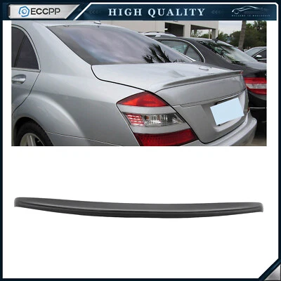 Fits 2007-2013 Mercedes Benz W221 S550 S600 S65 S63 Trunk Spoiler Wing Foto 1 de 4