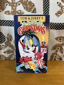 Tom and Jerry A Night Before Christmas VHS - Great Condition - Picture 1 of 12