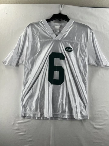Mark Sanchez # 6 NFL New York Jets Football Jersey Reebok Youth Large 14-16 Cover