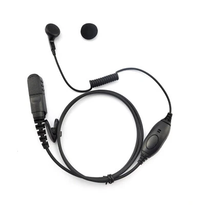 1-Wire Earbud Style Earpiece w/ PTT for Motorola Radios XPR3300e XPR3500 MTP3500 - Image 1 of 4