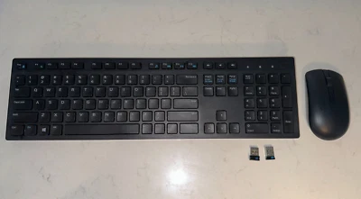 Dell 1T0V1 (KM636) Wireless Keyboard Black Wk636t WORKS - Image 1 of 4