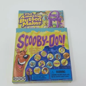 The Amazing Button Maker Scooby-Doo Refill Kit HTF Cartoon Network - Picture 1 of 4