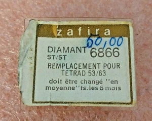 1pcs Zafira 6866 DIAMANT de Remplacement Pour TETRAD 53 / 63 - Picture 1 of 2