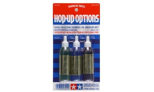 Tamiya 53444 RC Car Silicone Damper Oil (Medium)(#500/#600/#700) Set OP444 - Image 1 of 1
