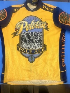 Pearl Izumi Squatters Peloton Pale Ale 3/4-Zip Cycling Bike Jersey Large - Picture 1 of 12