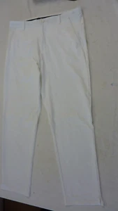 Oakley Golf Trousers Men's Size 34 W x 30 L Stretch Performance White - Picture 1 of 6