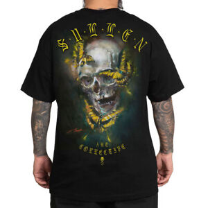 Sullen Men's Mish Skull Standard Black Short Sleeve T Shirt Clothing Apparel ...