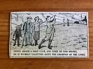 Oxo trade card: Mystery Painting Pictures no. 22 golf - Picture 1 of 2