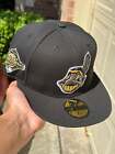 BLACK GOLD CLEVELAND INDIANS WORLD SERIES CHIEF WAHOO LOGO NEWERA 59FIFTY FITTED