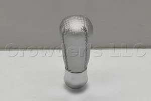 Nardi Personal Gear Shift Knob - Drop - Silver Leather - Part # 3182.13.0000 - Picture 1 of 1