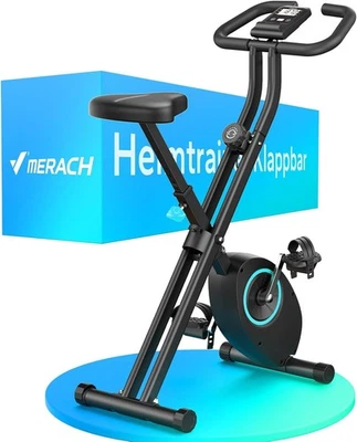 MERACH S14 Magnetisches Heimtrainer Fahrrad Klappbar X Bike mit LCD Monitor