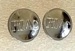 Royal Irish Automobile Club (RIAC) - Two Old Coat 25mm Buttons - New Old Stock - Picture 1 of 4