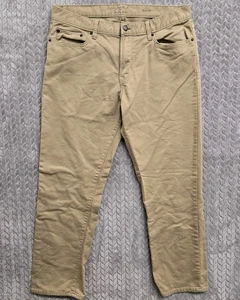 Banana Republic Travel Jeans Herren 36x31 Slim Fit Hose hellbraun Stretch Academia - Bild 1 von 9