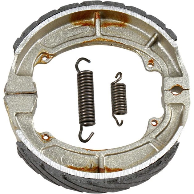 EBC Grooved Brake Shoes Front Kawasaki KE125/KX125/KD125/KDX175/KE175/KLX250 - Image 1 of 1