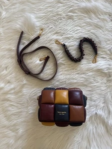 Kate Spade Boxxy Umhängetasche Dark Merlot Multicolor Leder - Bild 1 von 9