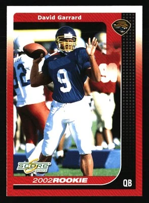 David Garrard 2002 Score #257 FOOTBALL Card - Image 1 of 2