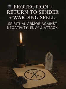 Protección + Hechizo Regreso al Remitente - Armadura Espiritual Contra la Envidia, Ataque - Imagen 1 de 1