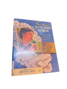 VTG Erica Wilson's NEEDLEWORK TO WEAR   982 Needlepoint Craft Book DIY Florals - Picture 1 of 4