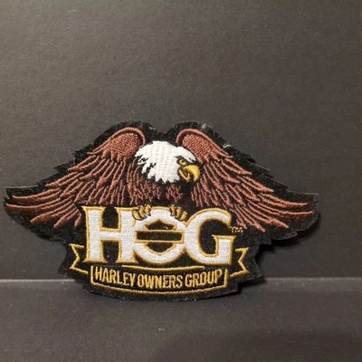 Harley Owners Group HOG Pequeño Downwing Eagle Parche 5" x 2 3/4" NUEVO  Foto 1 de 3