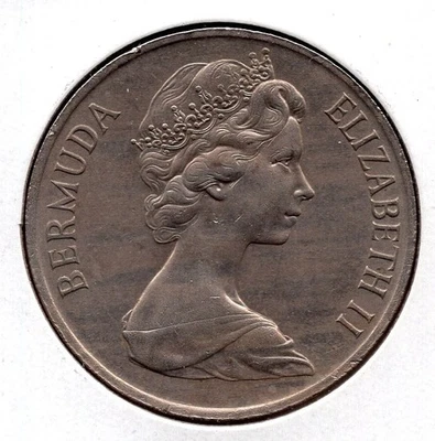 Bermudas 1970 50 centavos (635) Foto 1 de 2