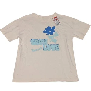 "Grow Towards Love" Beige Girl's Shirt Size M (8) - Picture 1 of 4
