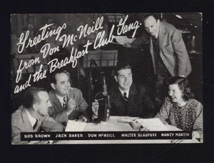 DON Mc NEILL and the Breakfast Club Gang. *bulk postage from Chicago Ill.  - Picture 1 of 2