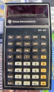 Vintage Texas Instruments SR-40 LED Calculator USA - Picture 1 of 4