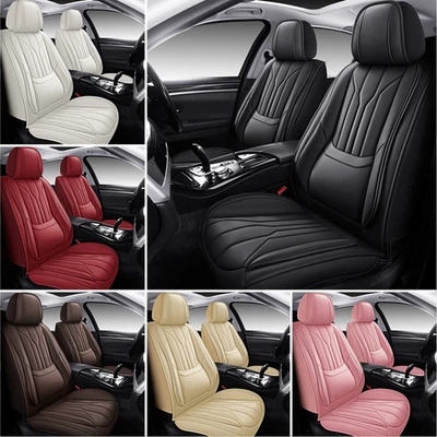 Cubiertas de asiento de auto de cuero PU de cobertura completa de 5 asientos para Cadillac CT5 CT6 XT4 XT5 XT6 Foto 1 de 4